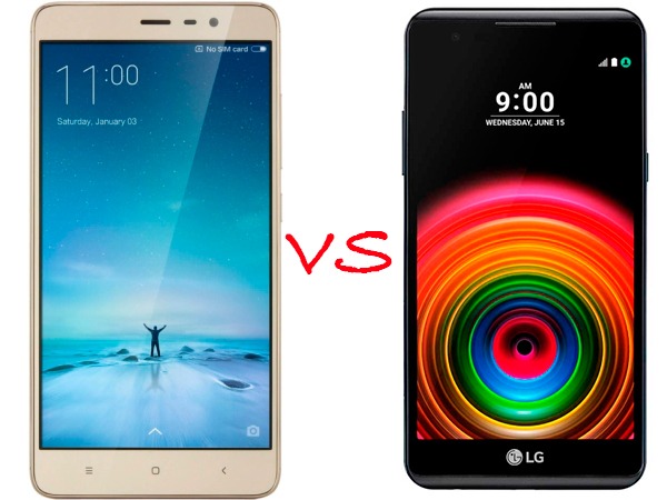 Comparativa Xiaomi Redmi Note 3 vs LG X Power