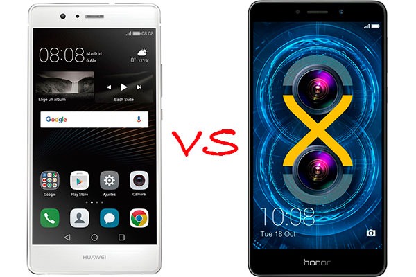 Comparativa Huawei P9 Lite vs Honor 6X