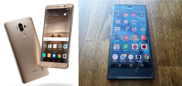comparativa sony huawei