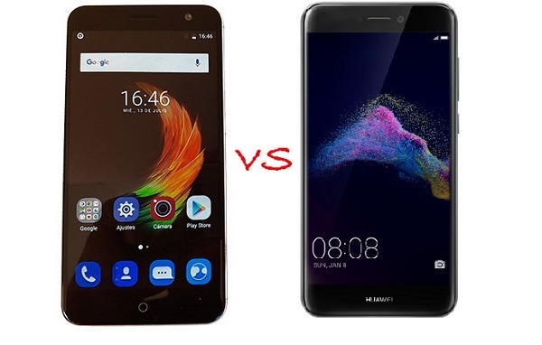 Comparativa ZTE Blade V7 vs Huawei P8 Lite 2017