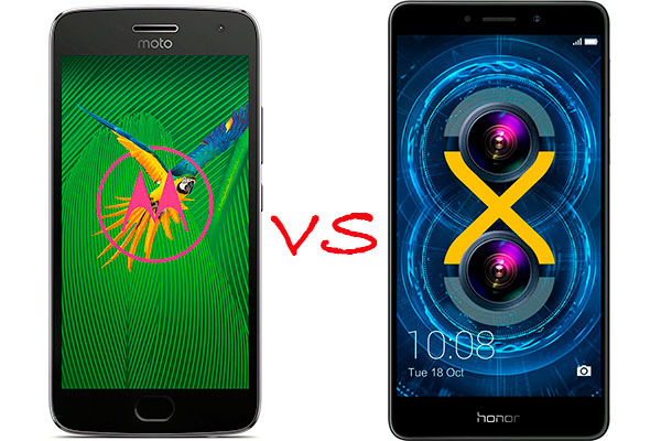 Comparativa Moto G5 Plus vs Honor 6X