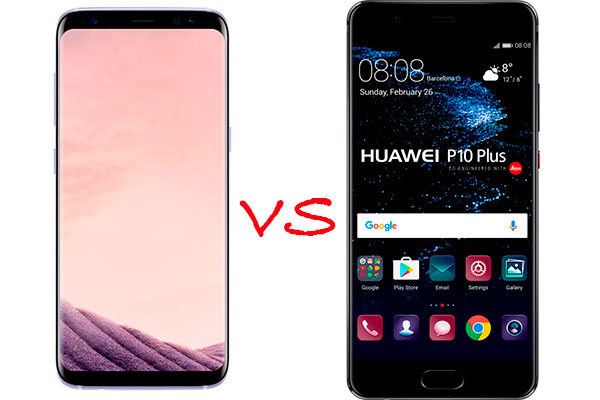 Comparativa Samsung Galaxy S8 vs Huawei P10 Plus