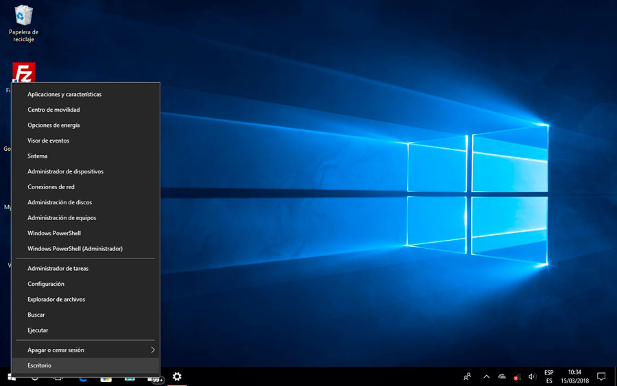 5 funciones para personalizar la interfaz de Windows 10 derecho inicio
