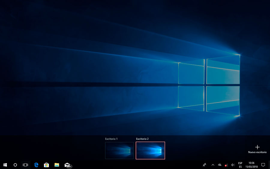 5 funciones para personalizar la interfaz de Windows 10 derecho escritorios virtuales