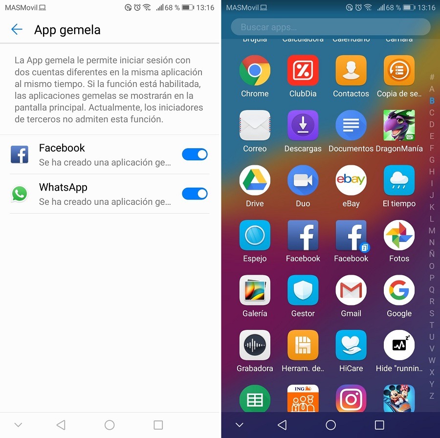 app gemela