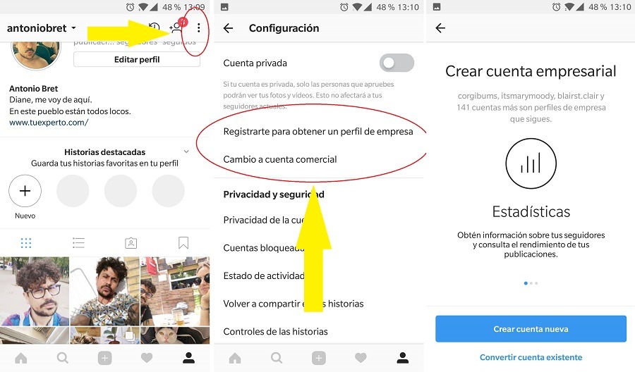 instagram profesional