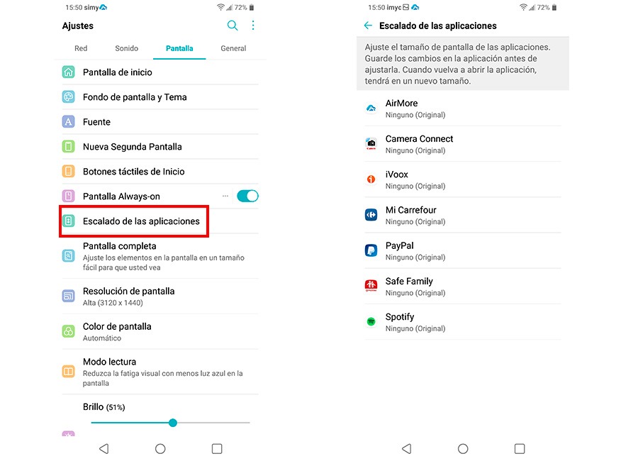 10 trucos para empezar a usar el LG G7 escalado apps