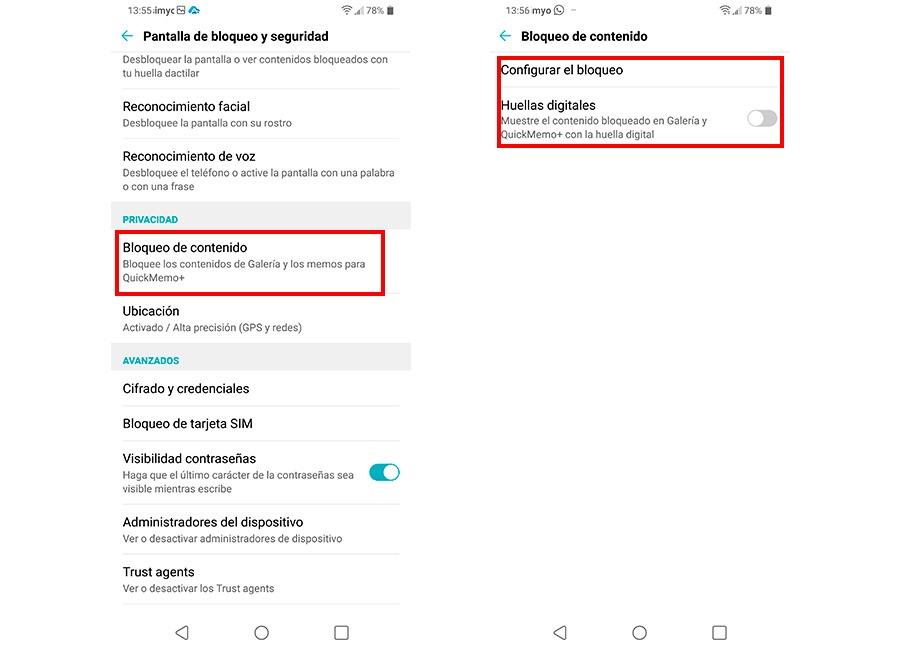 10 trucos para empezar a usar el LG G7 bloqueo fotos