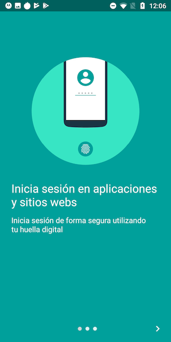 motorola moto g6 huella