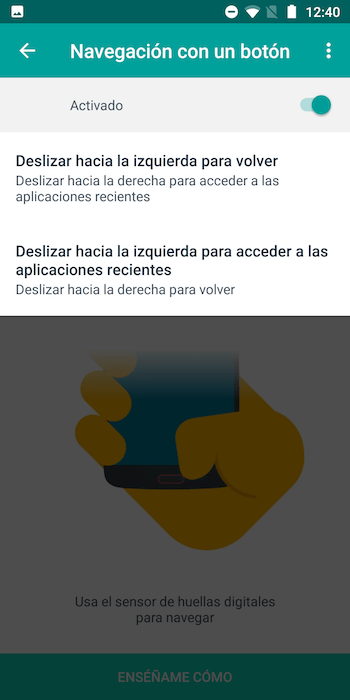 motorola moto g6 navegación