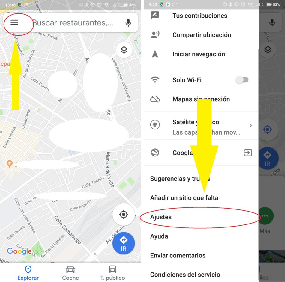Cómo cambiar la voz de Google Maps para que no diga el nombre de las ...