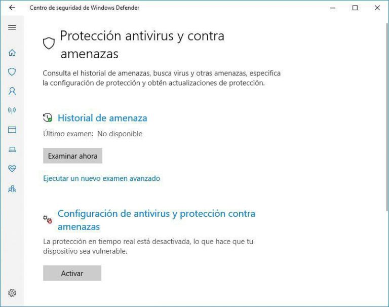 Cómo desactivar Windows Defender en Windows 10 completamente