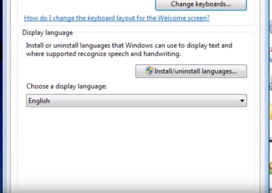 cambiar idioma windows 7 3
