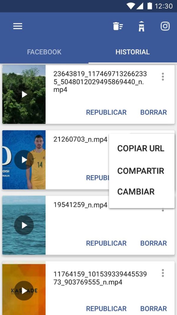 descargar videos de facebook
