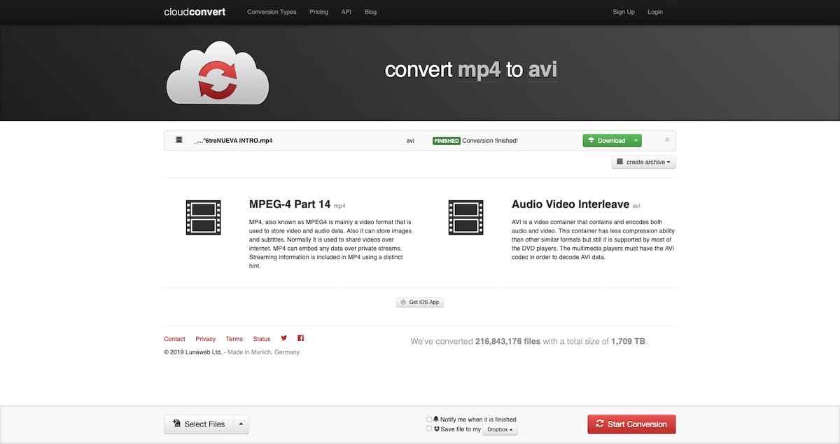 en términos de Mal uso Cerdito 5 páginas para convertir MP4 a AVI online, gratis y sin límite –  tusequipos.com