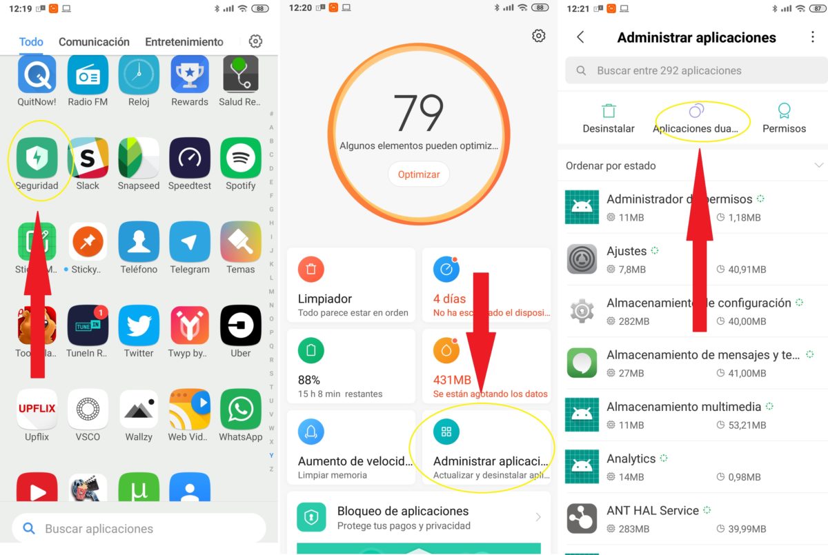 aplicaciones duales xiaomi