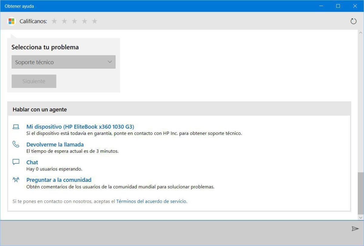 Cómo contactar con Microsoft para obtener ayuda en Windows 10