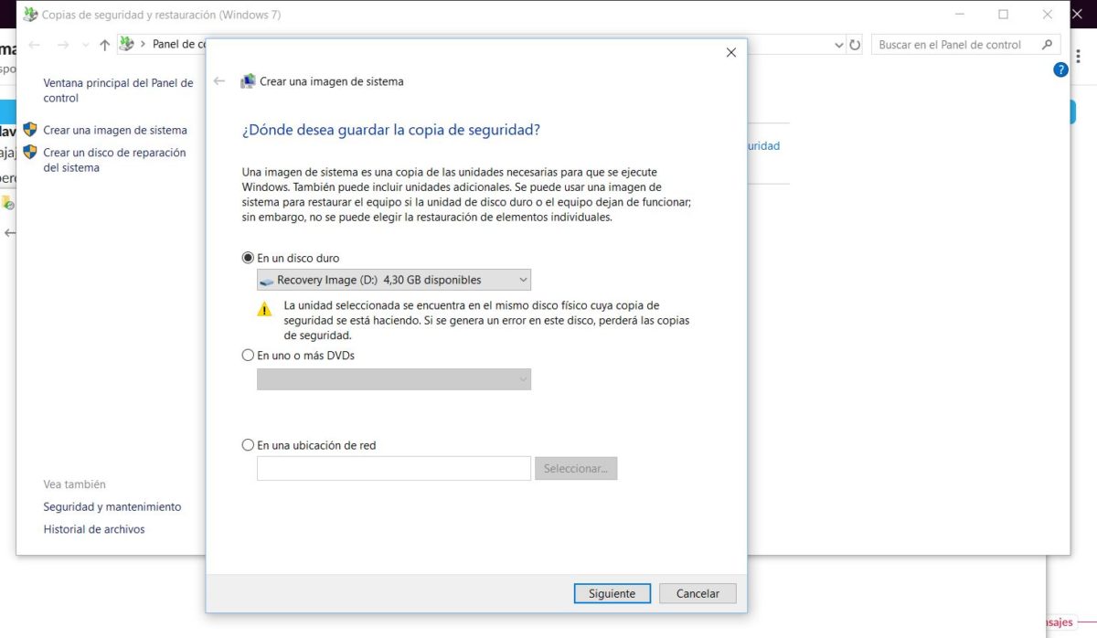 Cómo hacer una copia de seguridad de Windows 10 en un USB o disco duro ...
