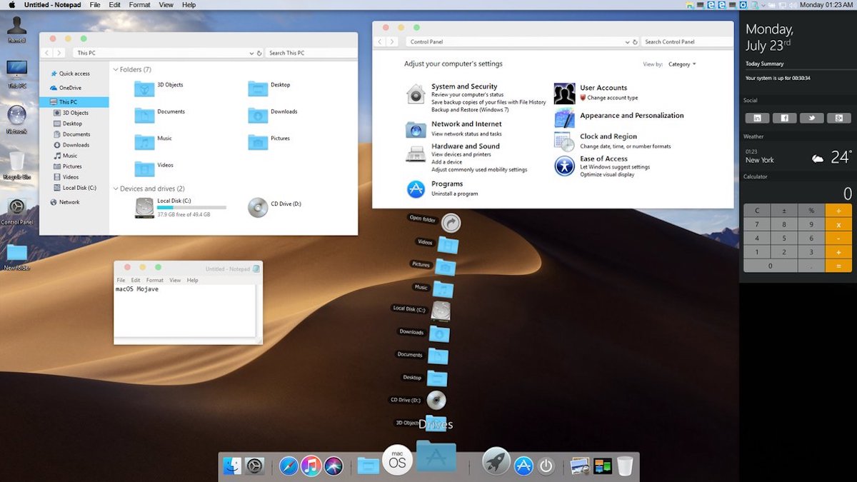tema mac para windows 10