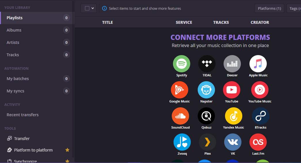 Conectar apps a Spotify