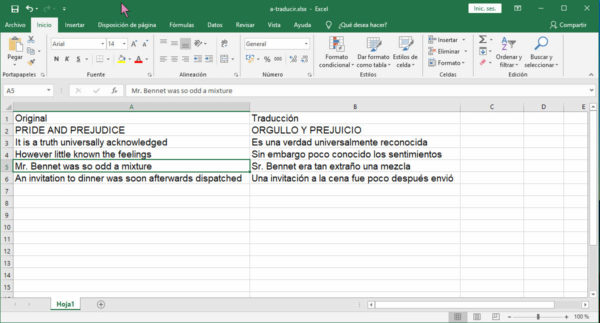Cómo traducir textos en cualquier idioma usando Excel – tusequipos.com