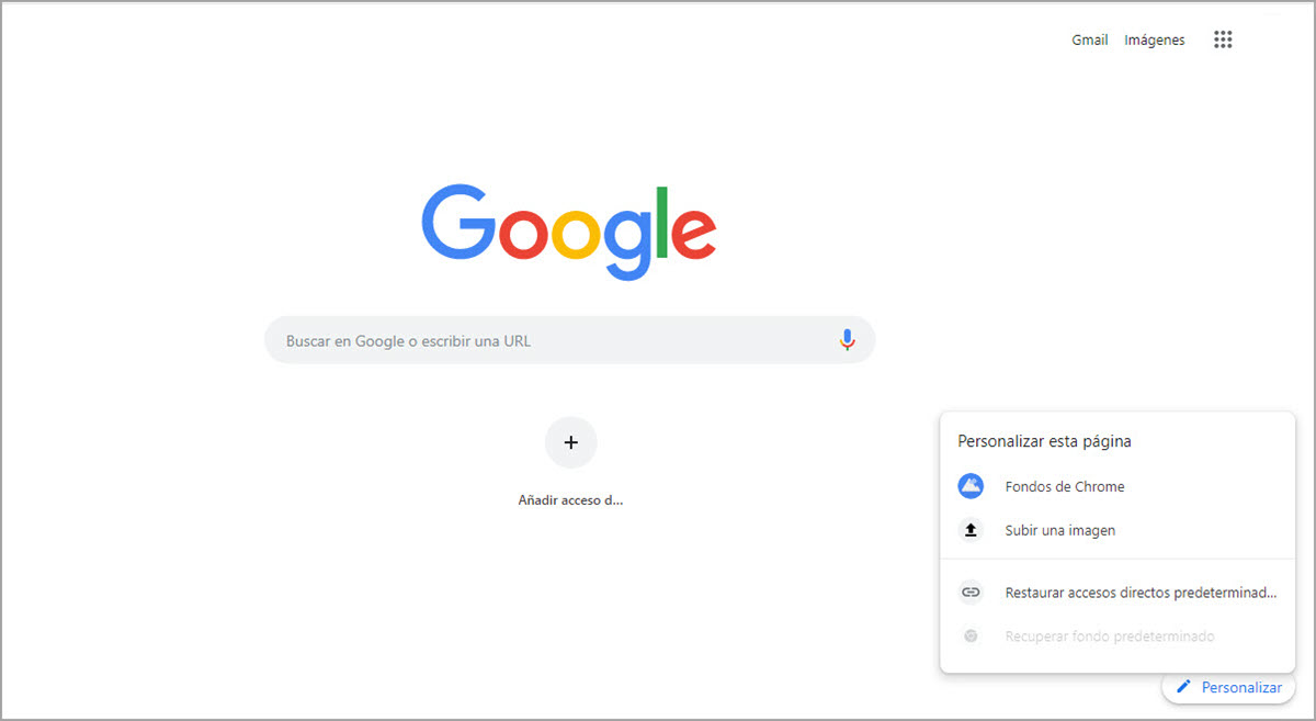 Personalizar Google Chrome