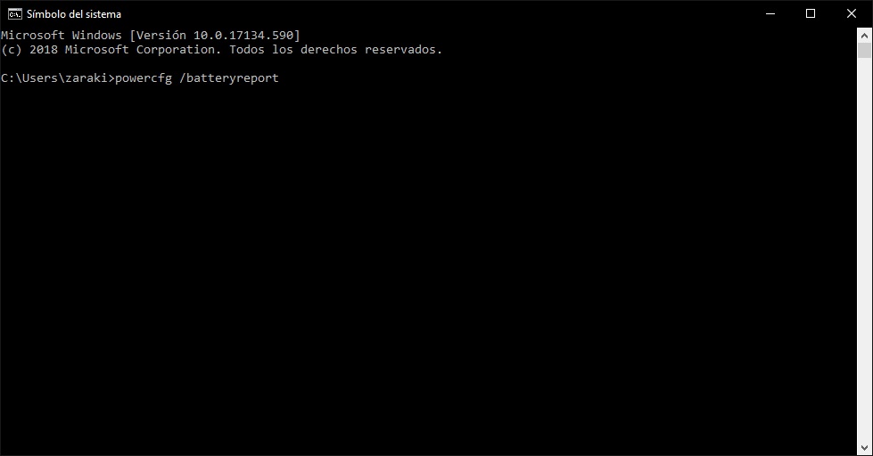 ver estado bateria windows 10