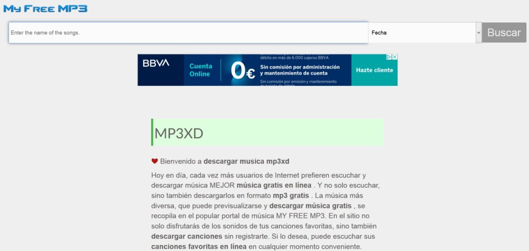 Cómo descargar música en mp3 gratis y legal con My free mp3