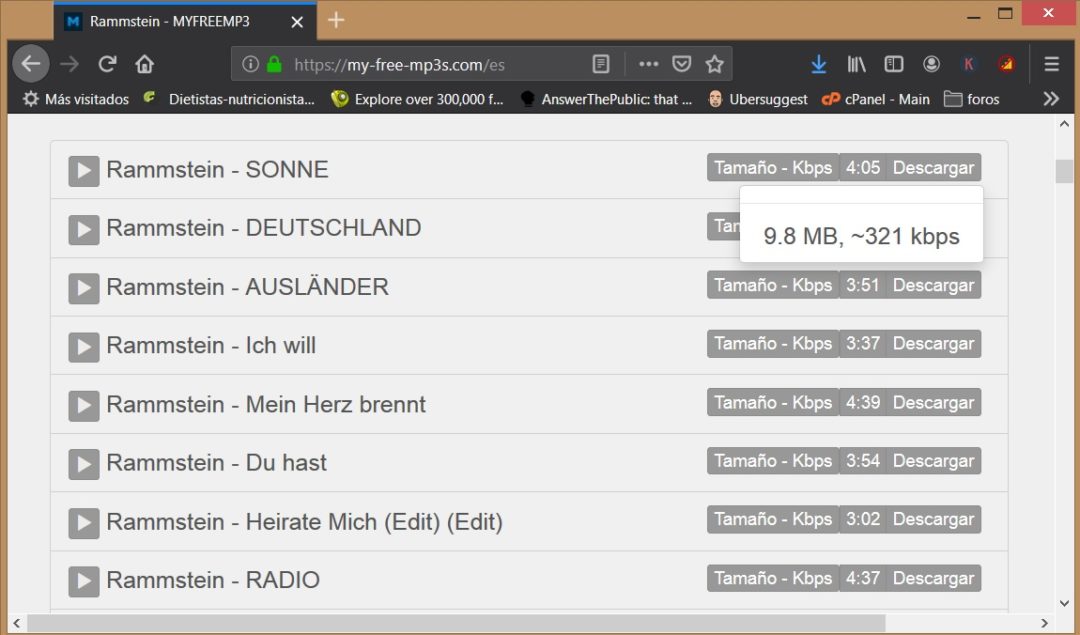 Cómo descargar música en mp3 gratis y legal con My free mp3