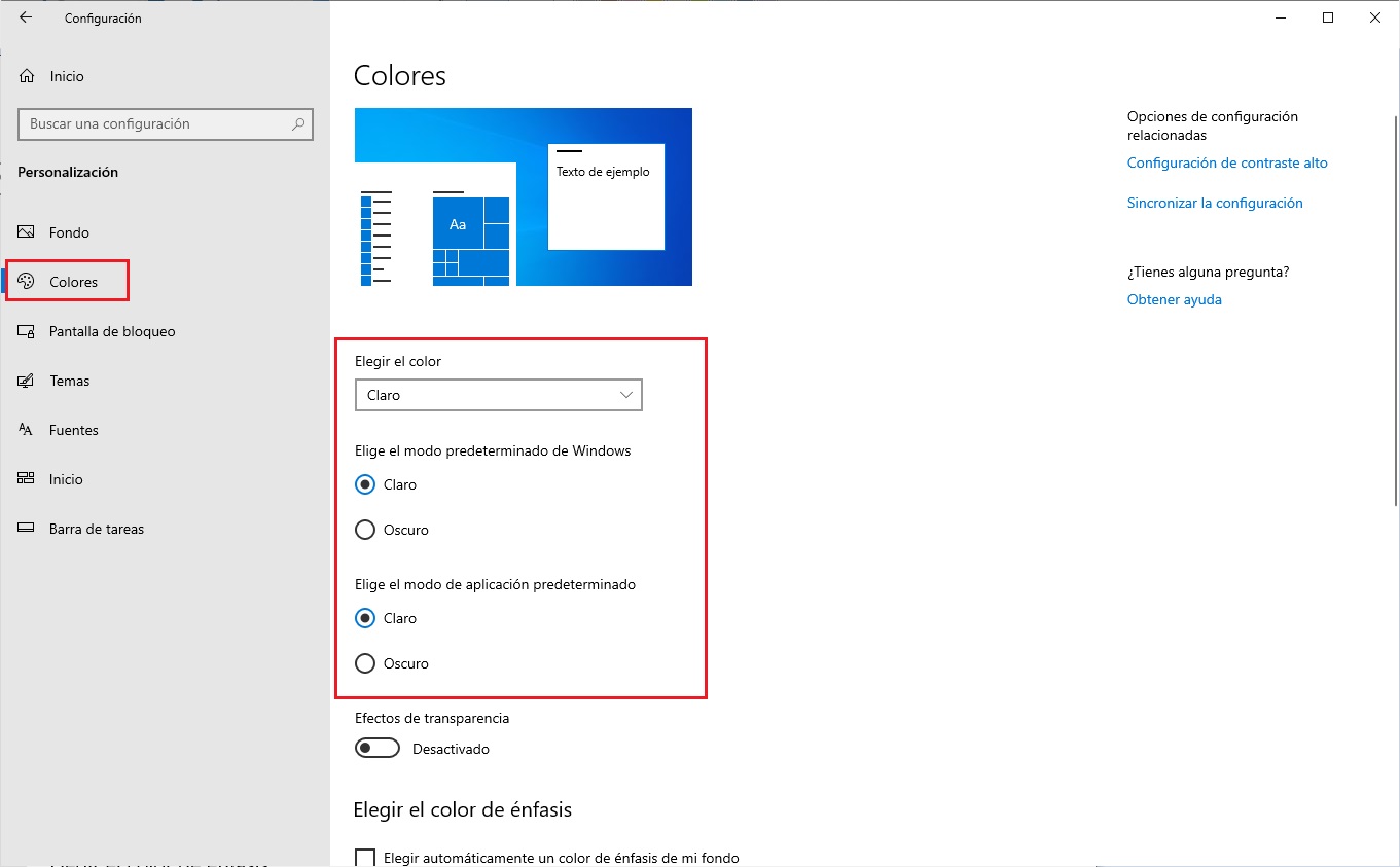 Como activar el nuevo tema claro de Windows 10 2