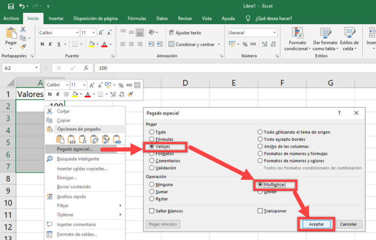 Convertir Negativo A Positivo En Excel
