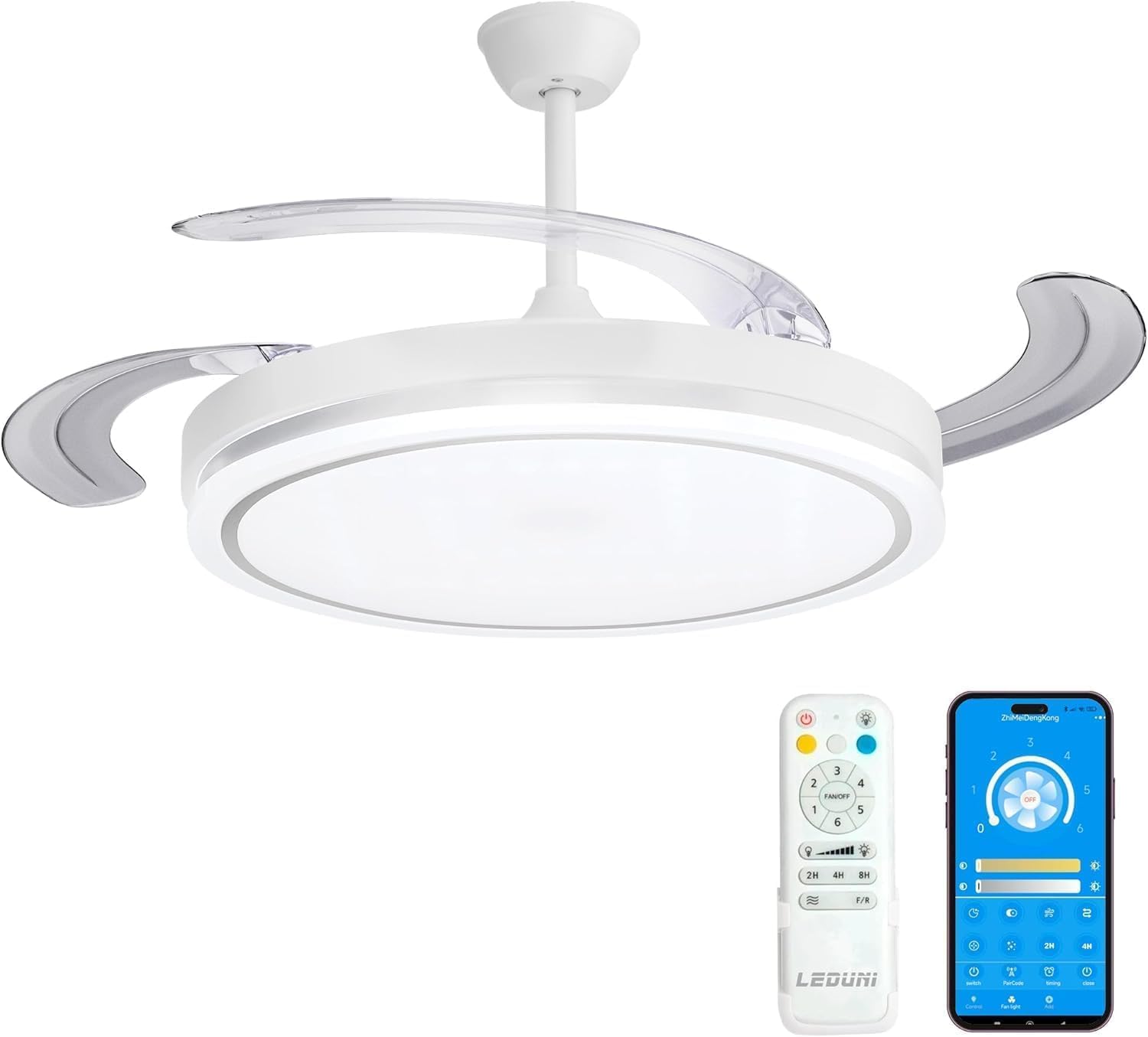 LEDUNI, ventilador de techo LED: claves positivas y una que no lo es tanto