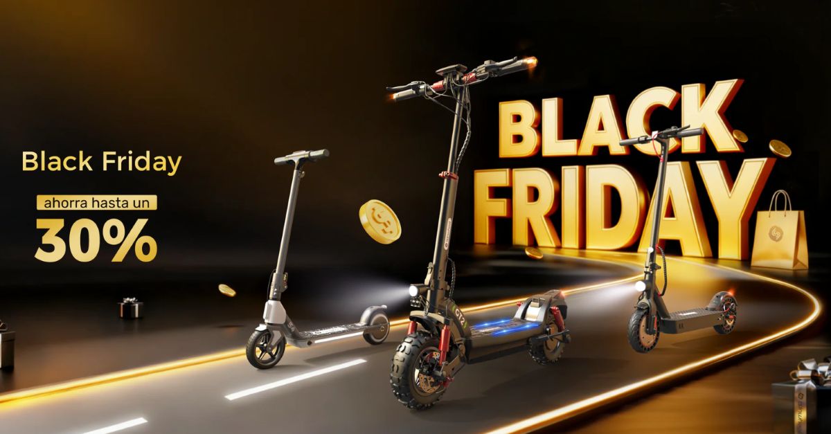 Ofertas de Black Friday en patinetes eléctricos que arrancan ya